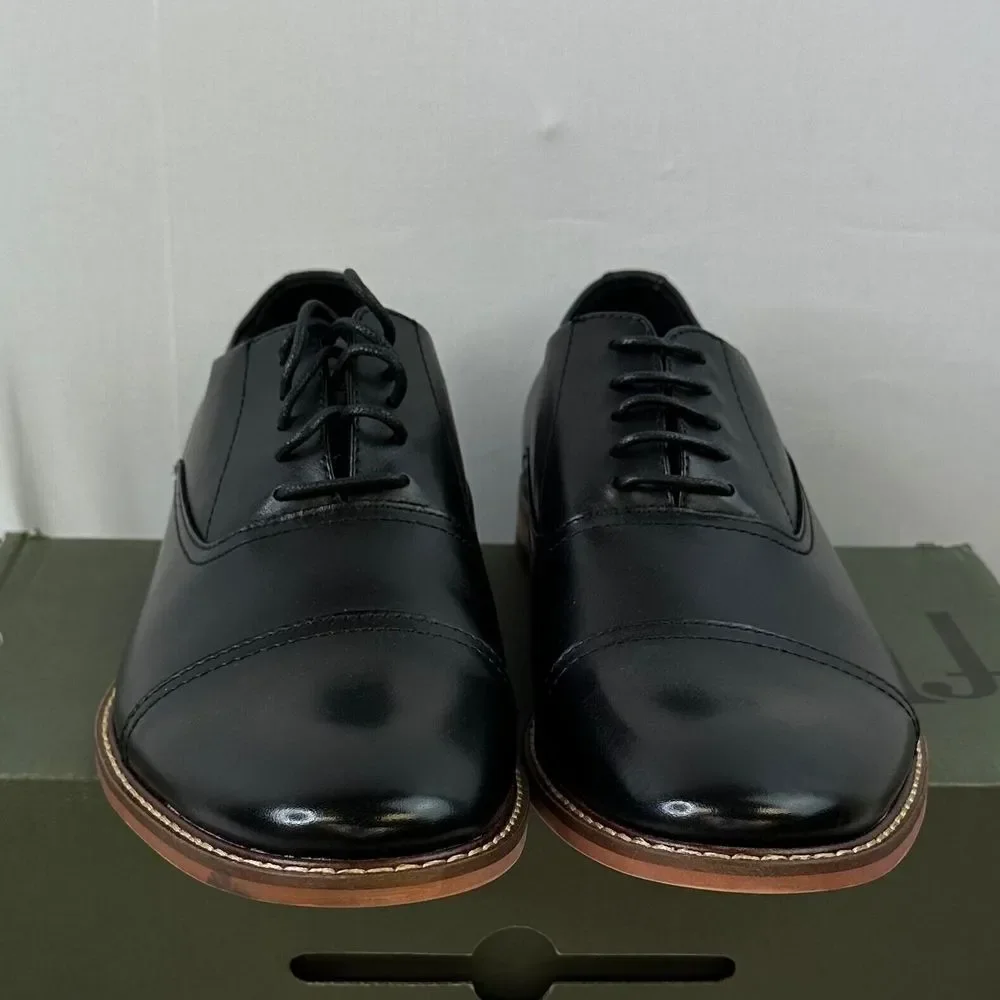 Floyd Lotte Black Men's Oxford Dress Shoes Sz 11‎